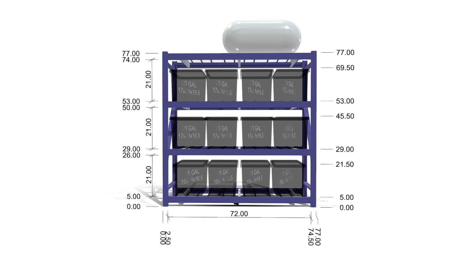 STORAGE RACK B - 3D model by FM5 Design (@FM5Design) [5288886] - Sketchfab