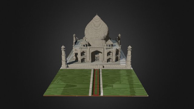Taj Mahal 3D Model