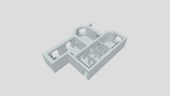 квартира Г-1-1000 3D Model