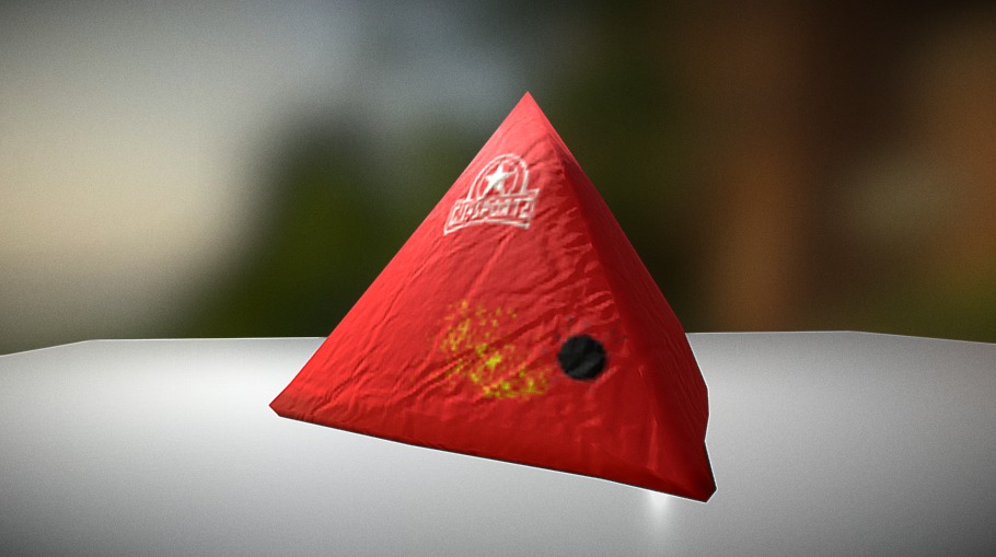Paintball Inflatable Dorito Bunker V 1.0 3D model by ErixonCedeno