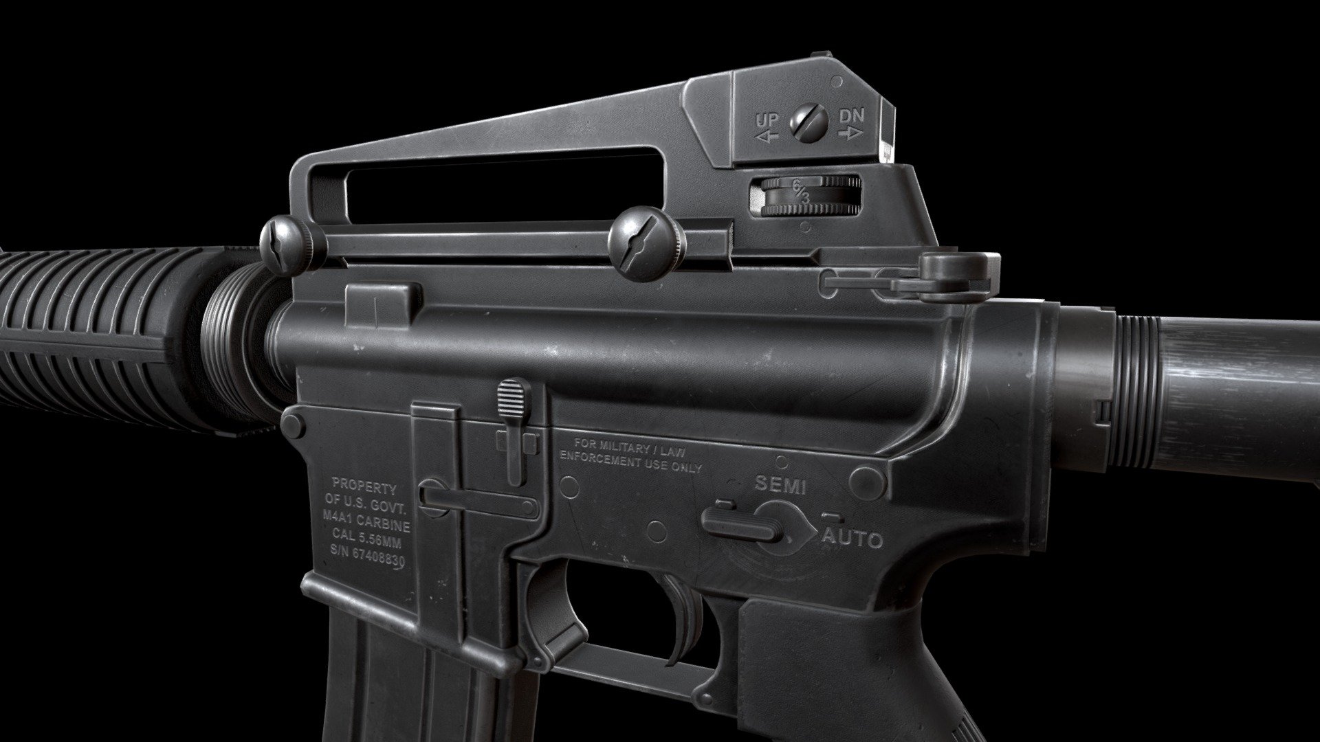 M4A1 Assault Rifle - 3D model by Mustafa Can Geris (@mcangeris