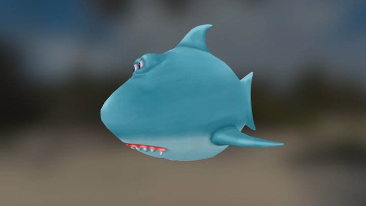 Derpy sharky 3D Model