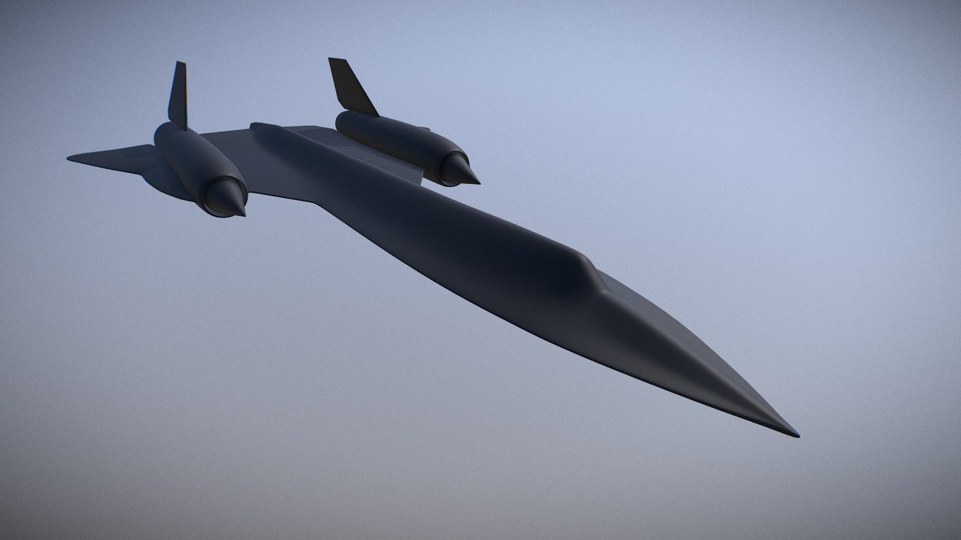 The Sr 71 Blackbird Base Mesh 3d Model 3d Model By Dannymax5 Dannymax5 528b534