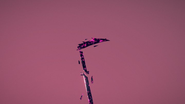 dark evil sythe 3D Model