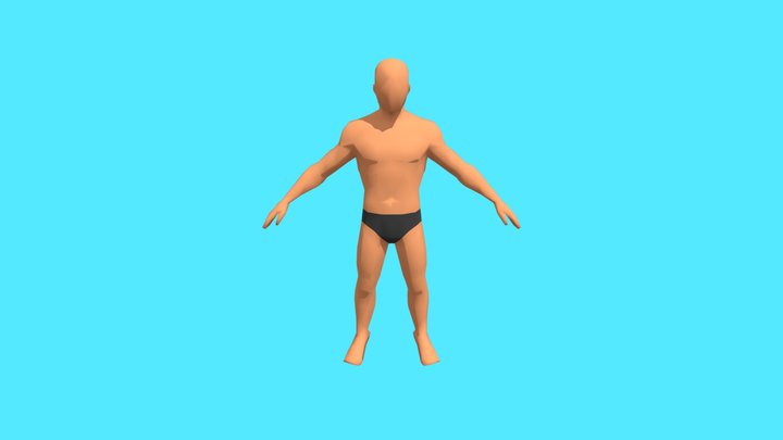 LowPolyMan 3D Model