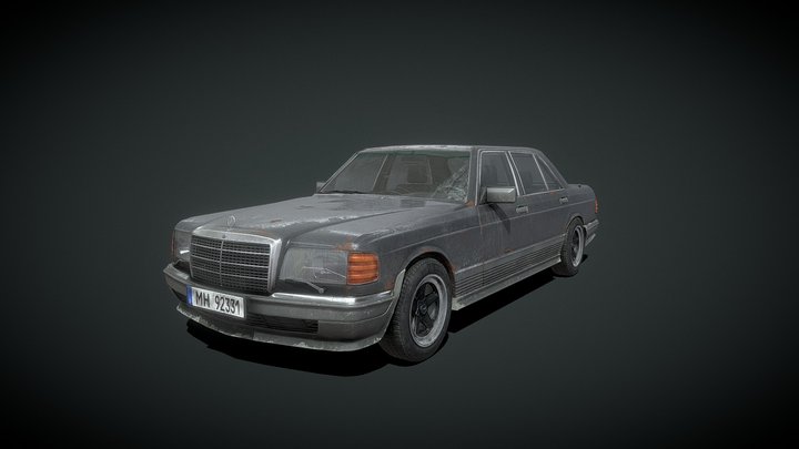 Mercedes Benz w126 3D Model
