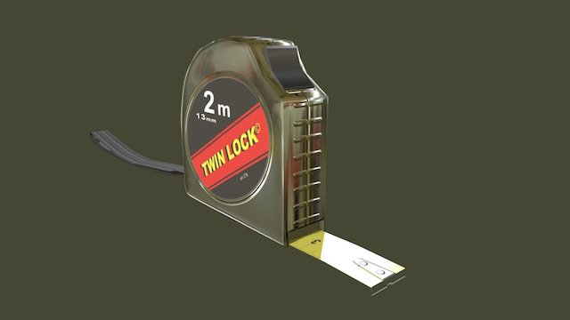 Tape Measure 3D Model