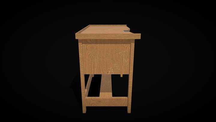 Jewelers Desk 3D Model