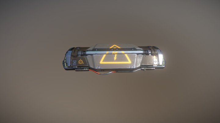 Scifi Light fixture 3D Model
