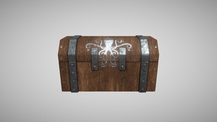 Pirate Chest 3D Model