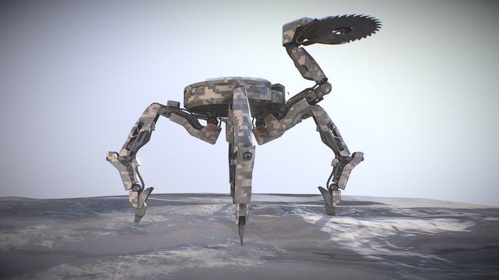 Sawtoothbotter 3D Model