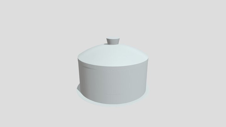 Wastewater treatment tank 3D Model