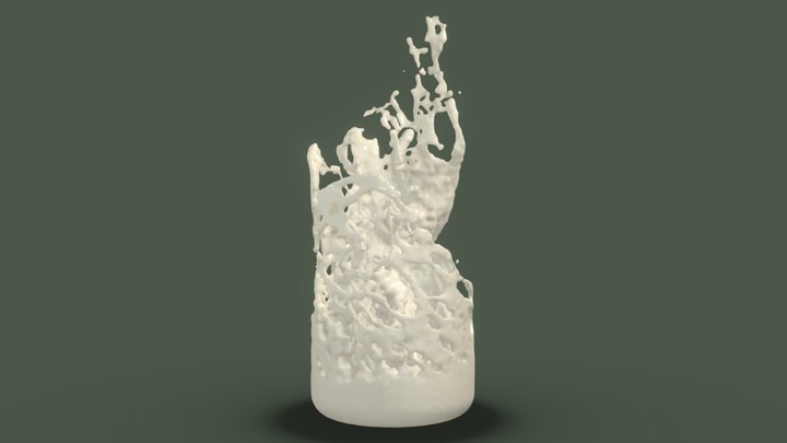 Cup Splash no. 9 3D Model