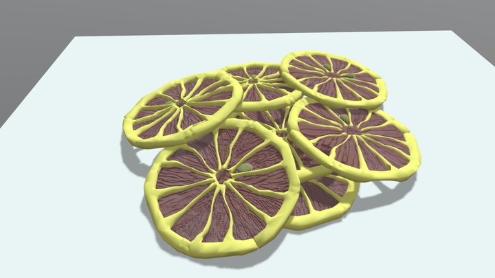 Day 4 - Rotten lemons 3D Model