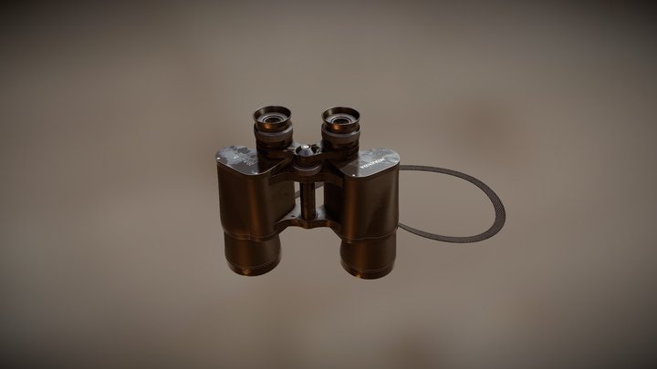Vintage Miranda Binoculars - 10 x 50 A 3D Model