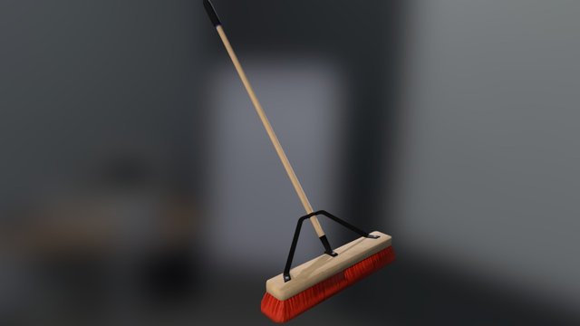 Push Broom 3D Model