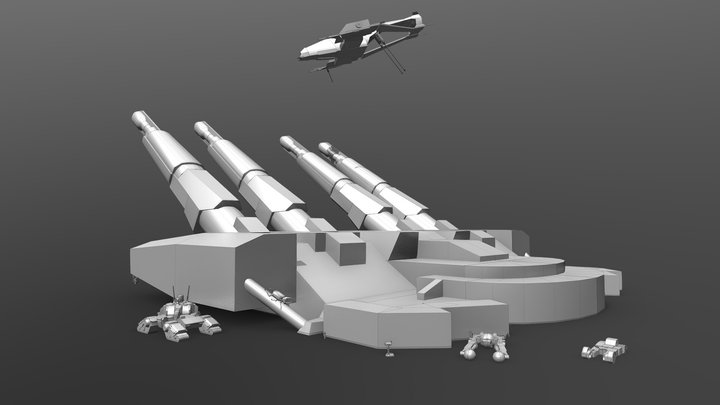 Blocking l Блокинг 3D Model