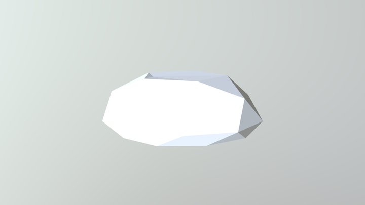Low-Poly Rock 3 3D Model