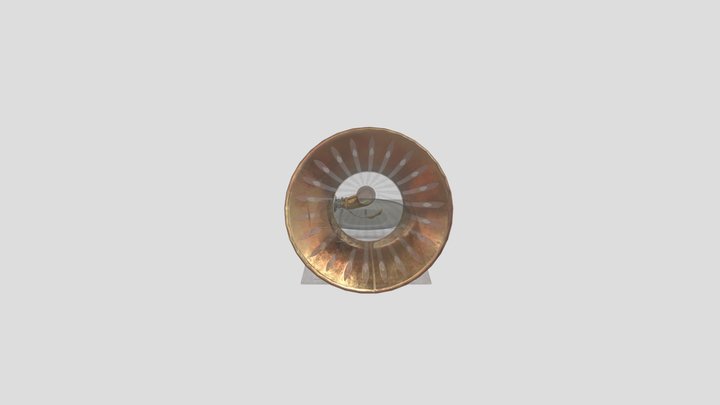 1910 Gramophone Turntable 3D Model