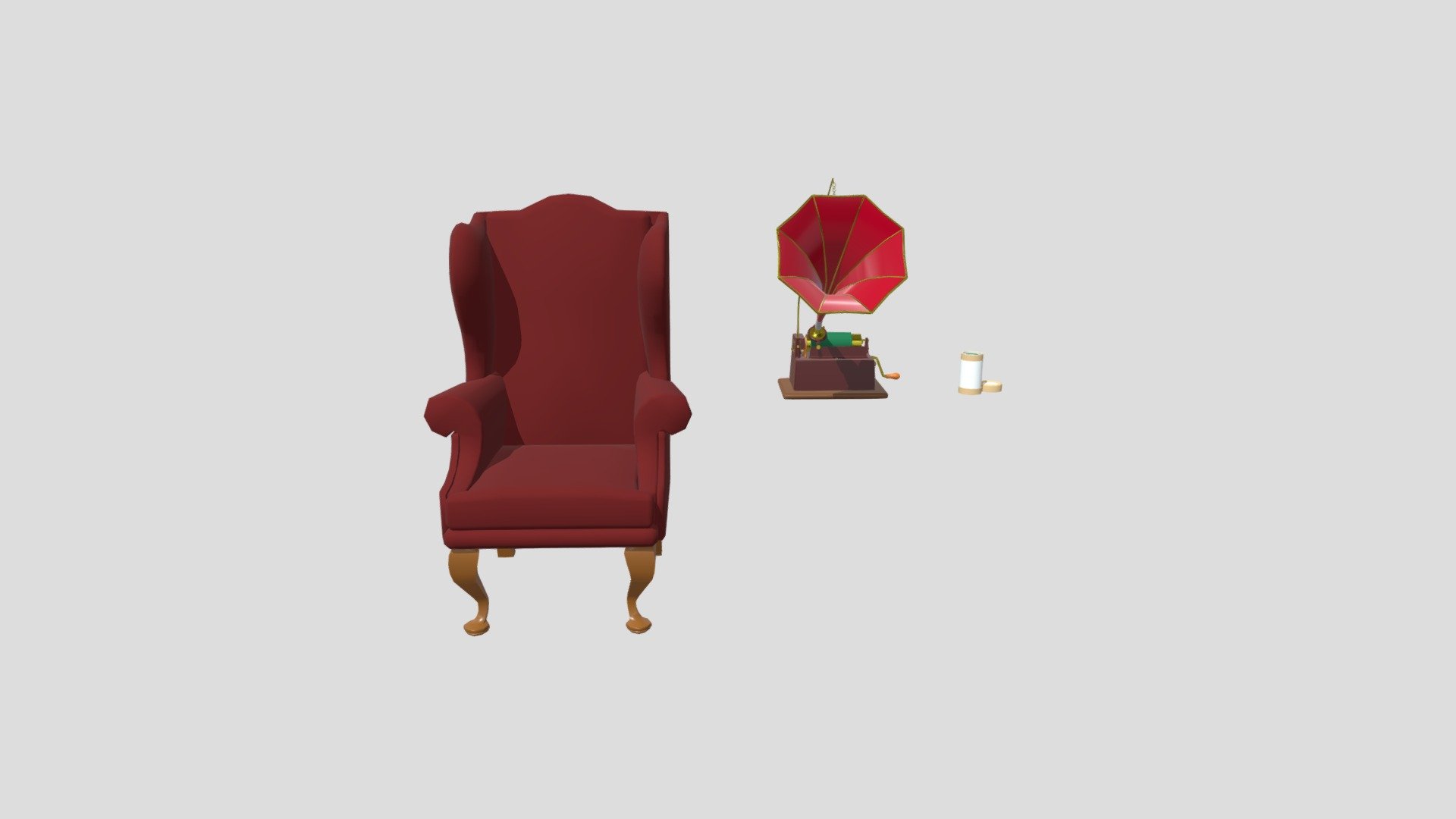 Lowpoly Assets Homework - reworked