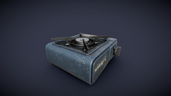 Gas Burner 3D Model