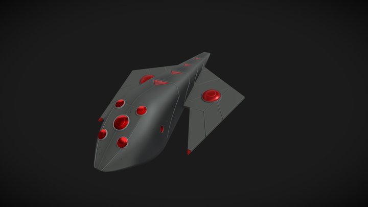 Attack Drone 3D Model