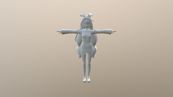 Unitychan With Safety Pants 3D Model