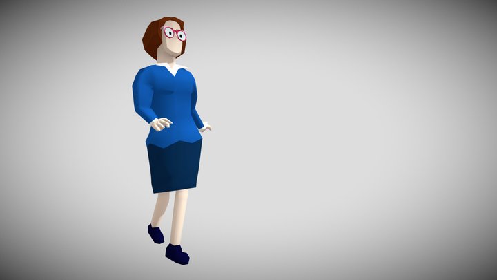 Receptionist 3D Model