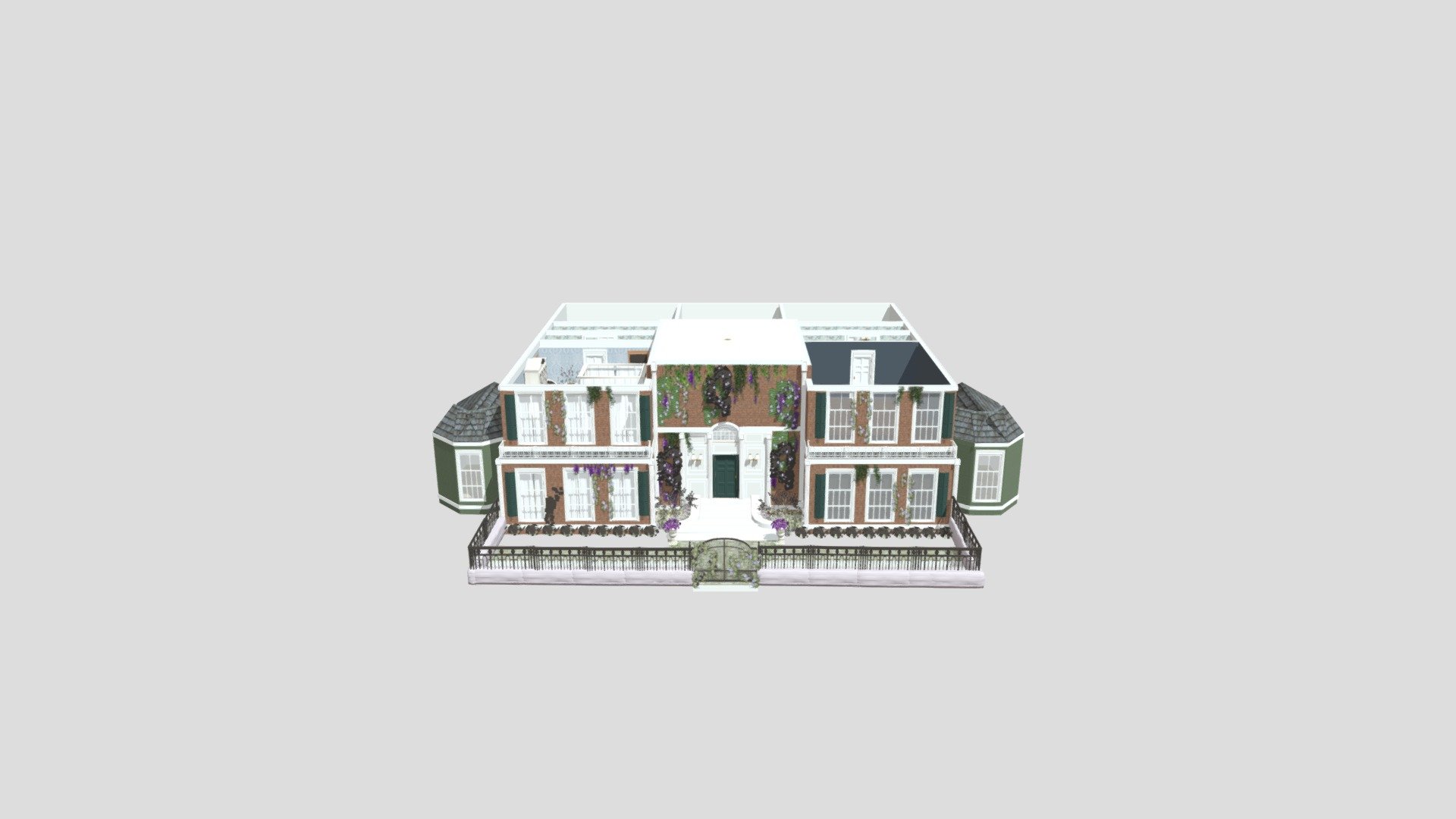 Bridgerton House Download Free 3D model by Home Design 3D (homedesign3d) [529c046] Sketchfab