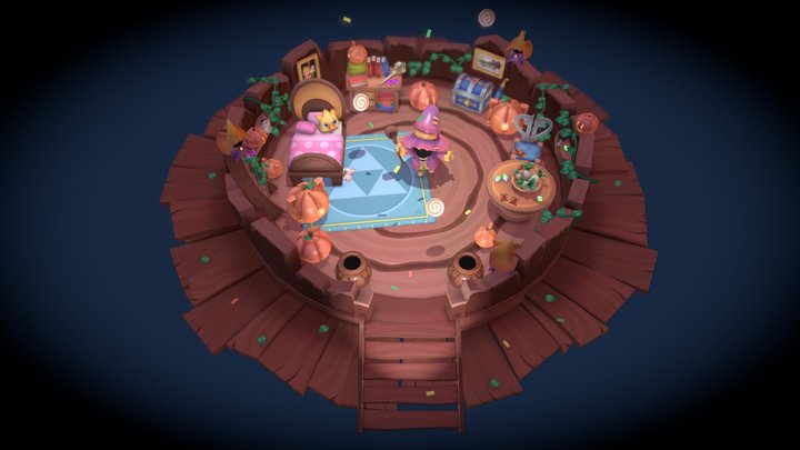 Vivi & Halloween 3D Model