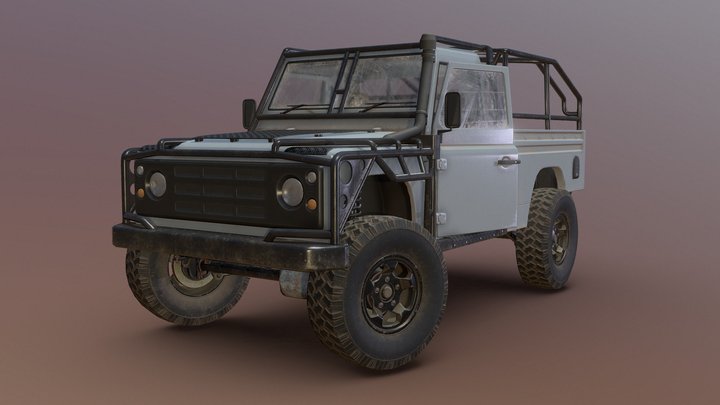 Conqueror Pick-Up Truck 3D Model