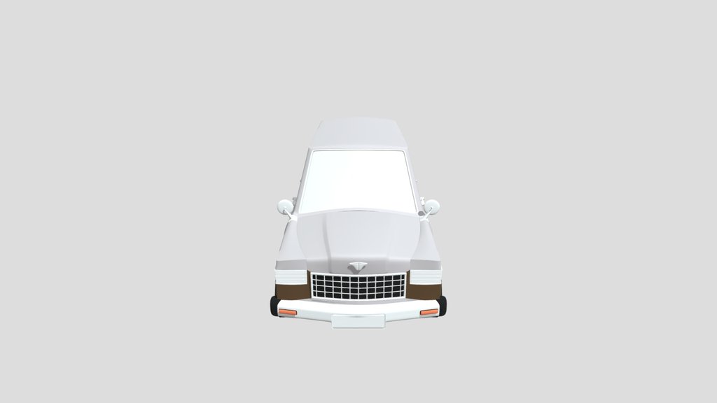 OLD CARTOON CAR WAGON (Rigged)