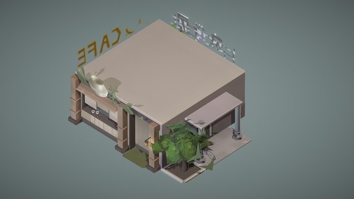 1号店 3D Model