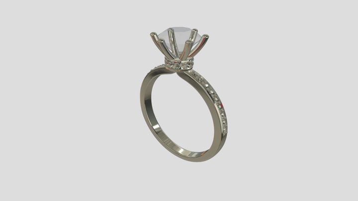 AFRG017  goldring wedding engagement luxury – Kostenloses 3D-Modell STL
