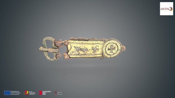 Broche de cinturón 3D Model
