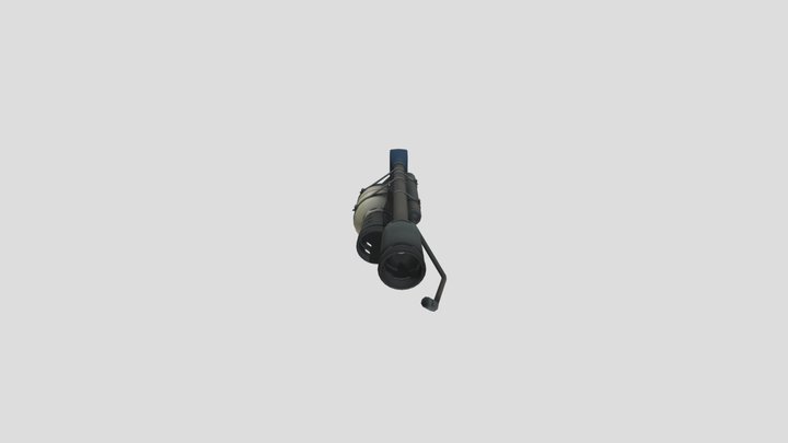 Pyro Flamethrower 3D Model