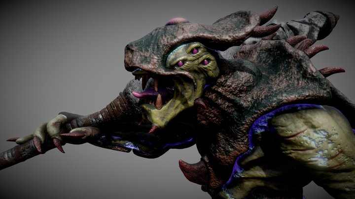 Lorgeara the Kaiju Knight 3D Model
