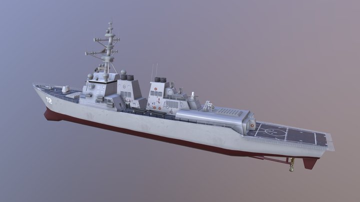 Alreigh Burke Destroyer 3D Model