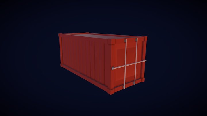 Container [LowPoly] 3D Model
