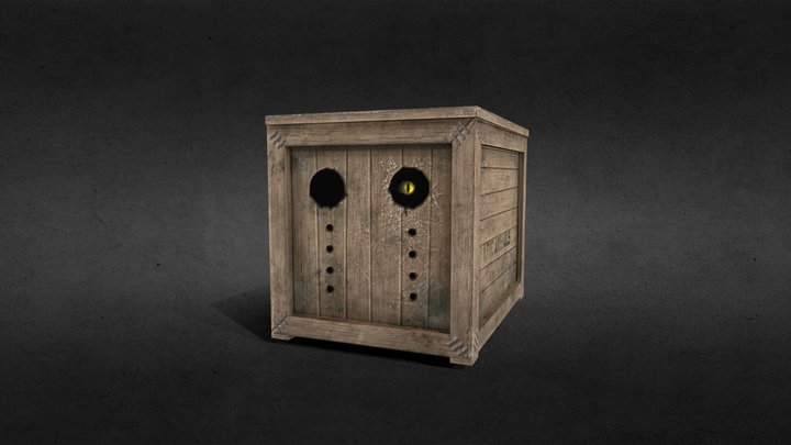 Animal Crate 3D Model