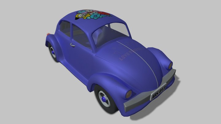 VW Beetle (BTS ver.) 3D Model