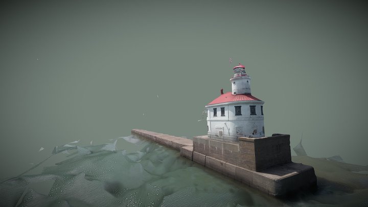 Superior Harbor Light House #2 3D Model