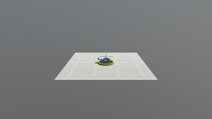 Helicopter 3D Model