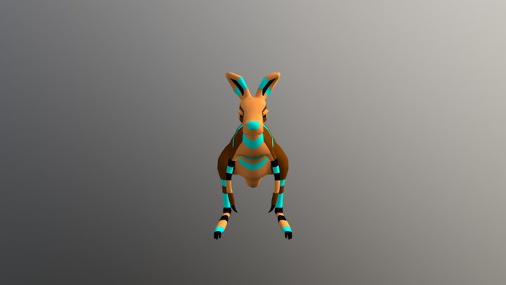 Kangaroo Version 2 3D Model