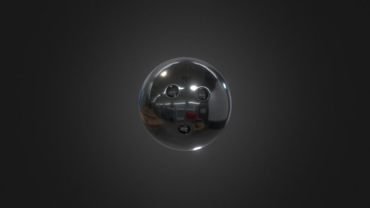 Bowling Ball 3D Model