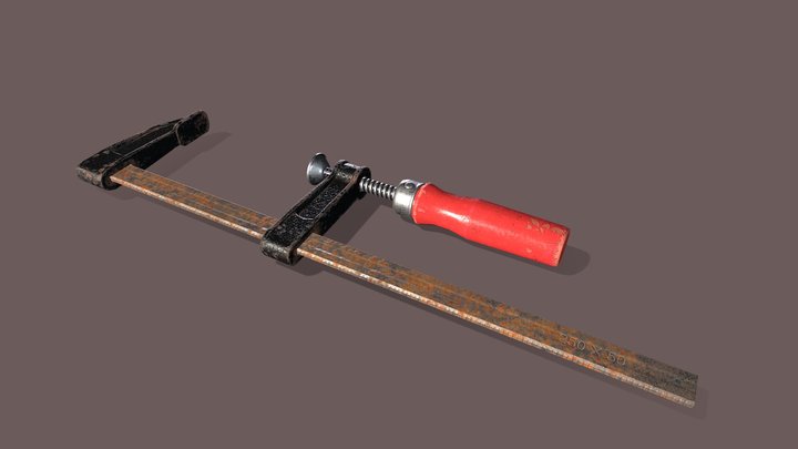 Tensioning screw 3D Model