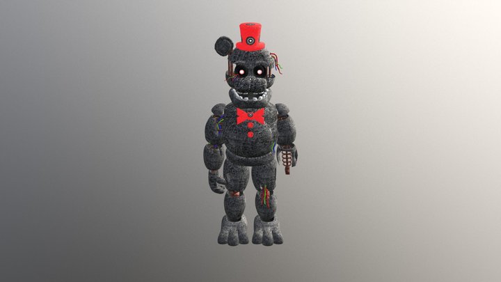 Rusted Freddy 3D Model