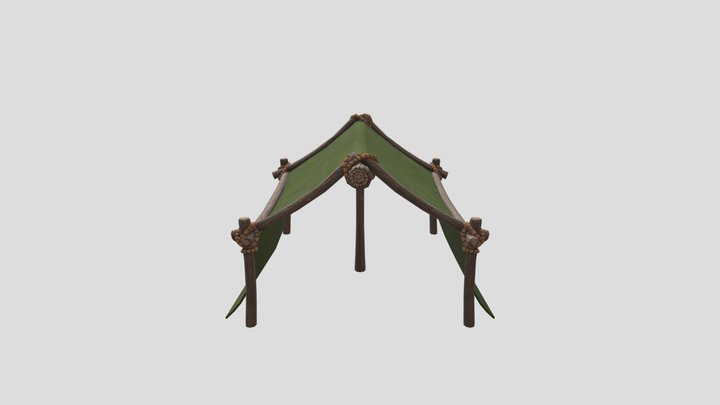 Stylized Tent 3D Model