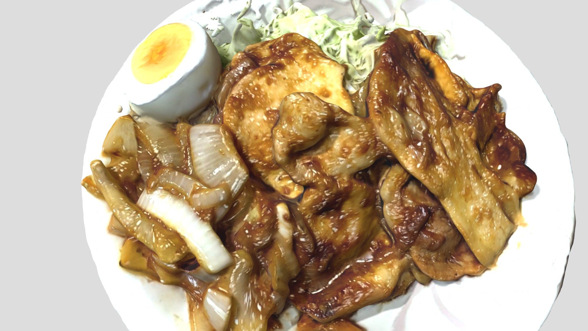 生姜焼き - The Pork Fried With Ginger -