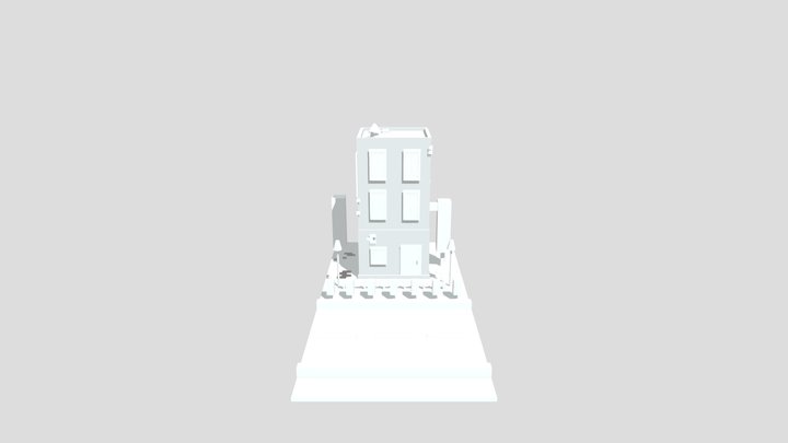 Low-poly Building 3D Model